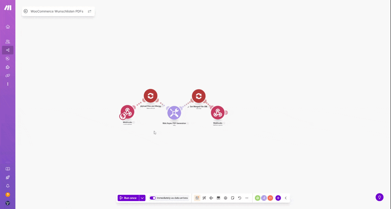 Make Webhook Response Showcase