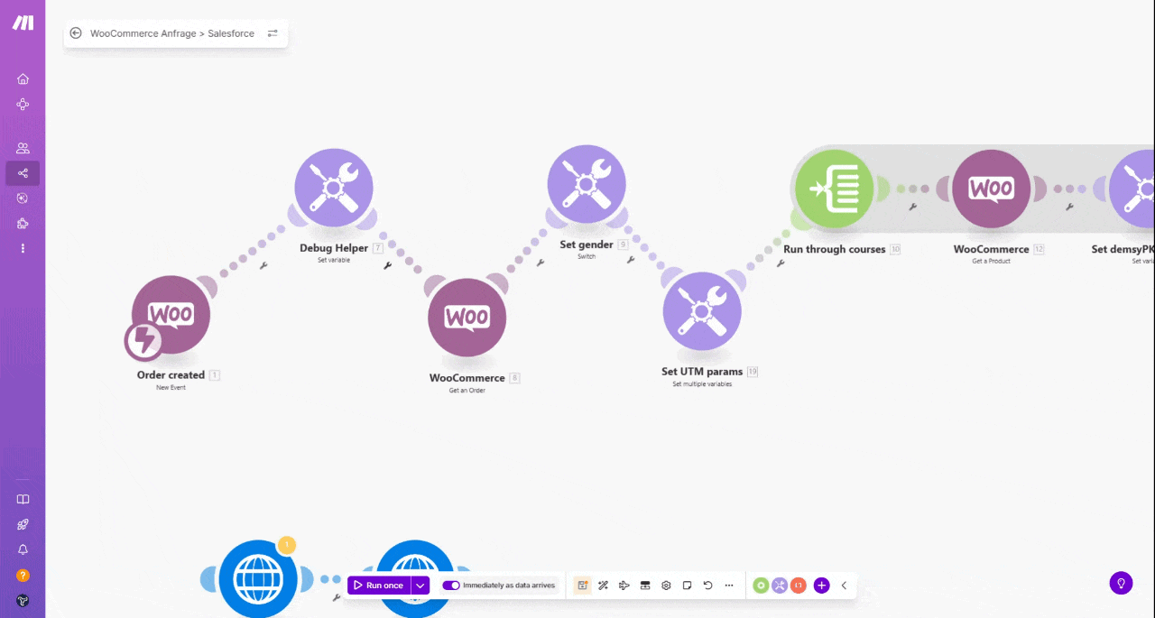 WooCommerce Salesforce Schnittstelle Showcase